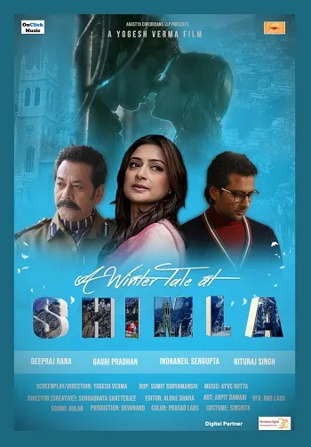 A Winter Tale at Shimla 2023 Hindi Dual Audio – Movie Poster