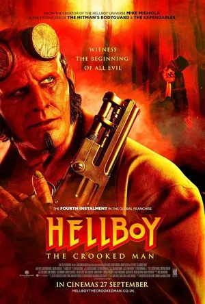 Hellboy: The Crooked Man 2024 Hindi Dual Audio Movie Poster