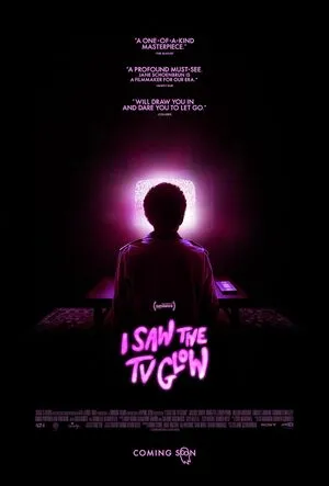 I Saw the TV Glow 2024 Hindi Dual Audio Movie Poster