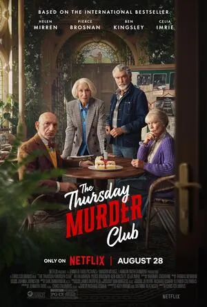 The Thursday Murder Club 2025 Hindi Dual Audio Movie Poster