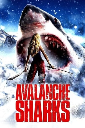Avalanche Sharks 2014 Dual Audio Hindi BlurRay 300MB ESubs Movie Poster