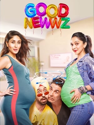 Good Newwz (2019) Hindi Movie [1.2GB] Movie Poster
